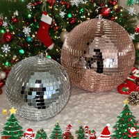 Kit de boules disco miroir 20cm 30cm 8" 12" - Design personnalisé à paillettes, boules en plastique de haute qualité pour anniversaires, mariages, maison