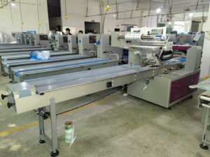 Tự động cân hộp trái cây cherry Cà Chua Dâu Tây đóng gói Điền và ghi nhãn labelling Gối máy đóng gói - Product Image 2