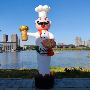 Ballons géants gonflables gonflables, bonhomme de neige, <span class=keywords><strong>chef</strong></span> de cuisine, père noël, tube d'air, ballons danseurs. - Product Image 2