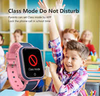 Reloj Inteligente 4G para Niños, en Oferta, Precio Bajo, Cuadrado, de Silicona, Resistente al Agua IP67, GPS, Llamadas SOS, Pantalla IPS de 1.4 Pulgadas, Ranura SIM, 750 mAh