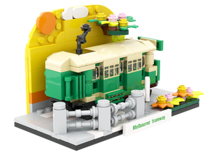 Blocchi da Costruzione Personalizzati dell'Attrazione di Melbourne, Souvenir Classico della <span class=keywords><strong>Tram</strong></span>, <span class=keywords><strong>Giocattolo</strong></span> MOC, Basso MOQ, Regalo Aziendale OEM, Spedizione Diretta dalla Fabbrica, Consegna Rapida - Product Image 4