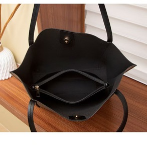 Grand <span class=keywords><strong>Sac</strong></span> <span class=keywords><strong>Fourre</strong></span>-<span class=keywords><strong>Tout</strong></span> pour Femme en <span class=keywords><strong>Cuir</strong></span> PU, Grande Capacité - Product Image 5