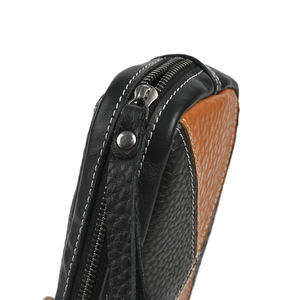 Ando <b>Bag</b> Genuine Cowhide Leather <b>Clutch</b> <b>Bag</b> for Men Vintage Zipper Handheld <b>Wristlet</b> - Product Image 2