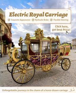 Carruaje de Caballos Eléctrico para Bodas OEM en Venta, Carro de Caballos Eléctrico de Lujo para Eventos Turísticos y Transporte Especial - Product Image 4