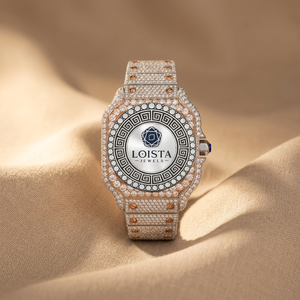 Montre de luxe de haute qualité, de marque originale, pour hommes et femmes, quartz, mode, moissanite, diamant, style hip-hop, brillante, premium, LOISTA - Product Image 1