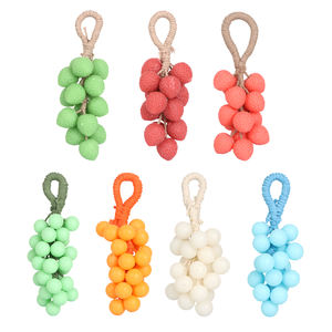Handmade Natural Colorful Hanging Grape and Litchi Shaped Cluster <strong>Soap</strong> Bar Bunch <strong>on</strong> <strong>a</strong> <strong>Rope</strong> for All Skin Types - Product Image 1