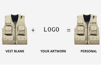 Gilet multi-poches de haute qualité en gros, personnalisable avec logo, imperméable, réversible et respirant, idéal pour la pêche et la chasse