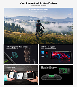 Doogee Fire 3 Pro Rugged Android 15 Mobile Batterie 8350mAh 4 + 128GB Octa Core CPU HD LCD NFC Empreinte digitale Anti-poussière <span class=keywords><strong>GSM</strong></span> LTE - Product Image 4