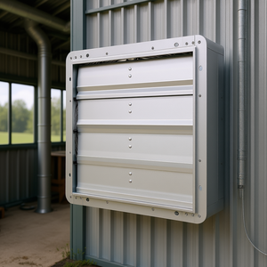 Ventilador de Techo de Aluminio de Alta Velocidad de 2000 CFM, Ventilador Industrial Eléctrico de 16 Pulgadas para Ventilación y Refrigeración de Invernaderos, Cobertizos y Tiendas - Product Image 2