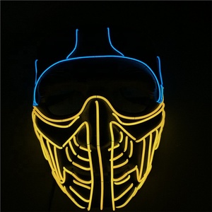2019 <span class=keywords><strong>Amazon</strong></span> Venta caliente DJ luz máscara <span class=keywords><strong>de</strong></span> <span class=keywords><strong>Halloween</strong></span> - Product Image 2