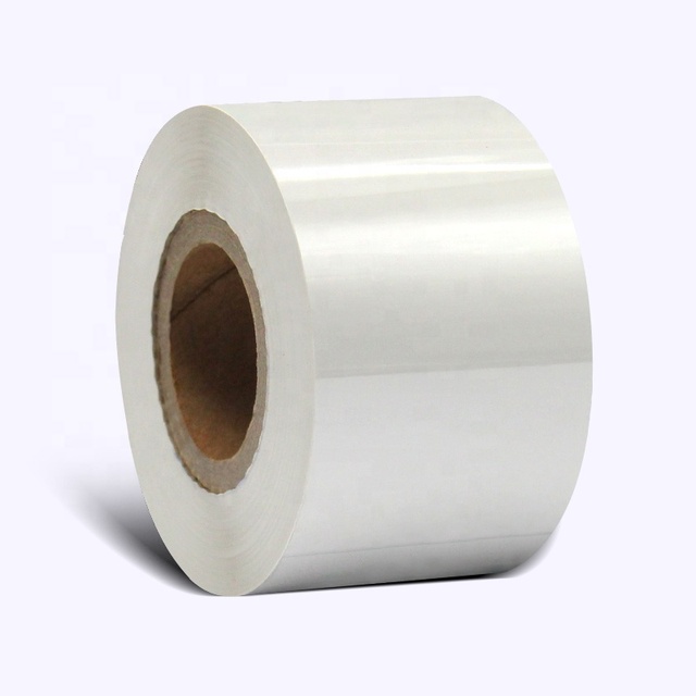 35mmX 300M ZEBRA White Wash Care Thermal Transfer Resin Ribbon High Opacity High Temp Iron Proof Washable Black Satin Label