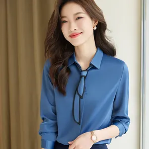 Latest Design Hot Selling Solid Color Business Style Slim Fit Long Sleeve Underlay Shirt