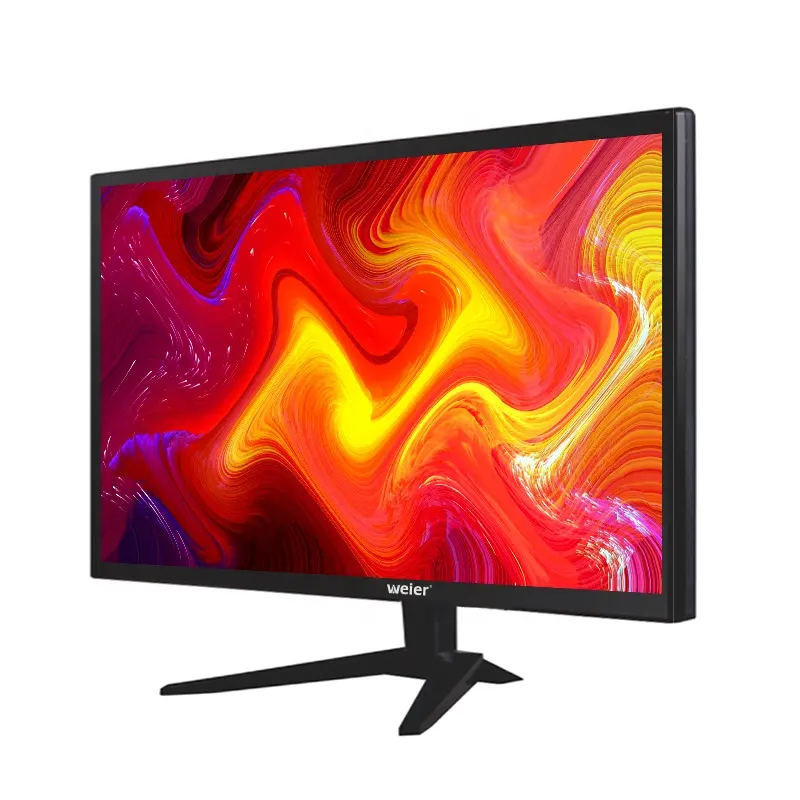 Weier LCD monitors cheap price 17 19 20 22 24 inch 1080p 60HZ 75HZ TN panel display screen desktop computer monitors
