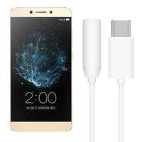 Câble adaptateur USB Type C vers 3.5mm prise casque pour écouteurs câble convertisseur AUX type-c pour Letv Leeco Le Max 2 Pro 3 pour xiaomi