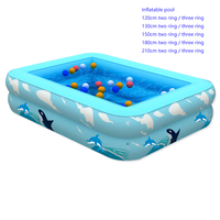 Piscine gonflable pour enfants Piscine pleine grandeur pour jardin extérieur
