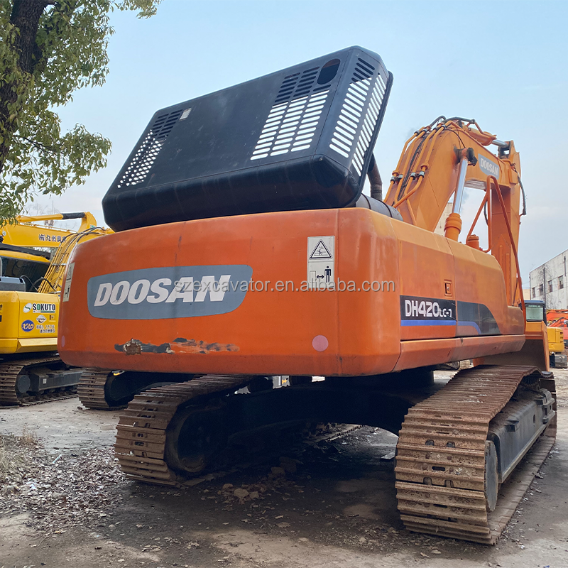 Eath-moving machinery 42ton б/у doosan экскаватор для продажи подержанный экскаватор DH420 DH420LC DH300