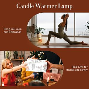 Lámpara Calentadora de Velas Eléctrica de Lujo sin Humo, con Altura Ajustable, sin Llama, para Cera, Venta al por Mayor - Product Image 3