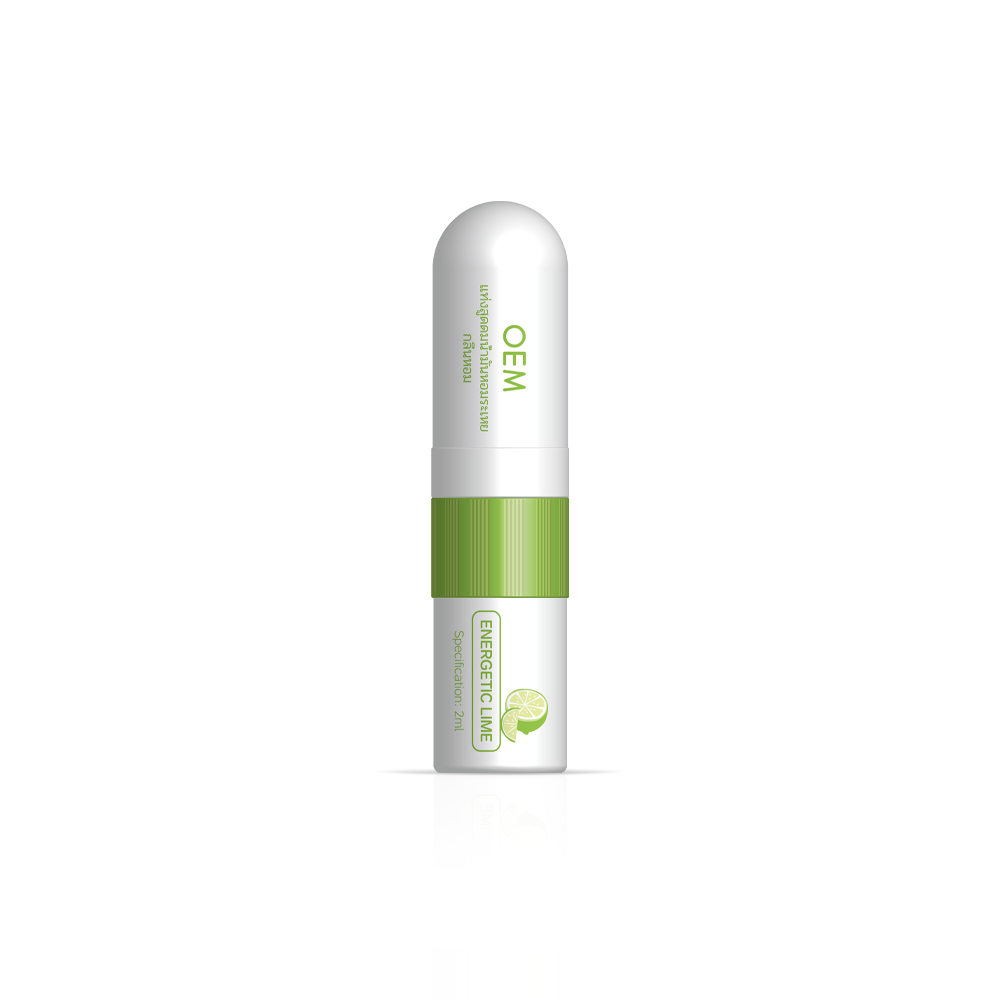 2-in-1 Nasal Inhaler Cooling Oil Thai Energy Bar Mint Fragrance Nose Inhaler Refreshing and Cool