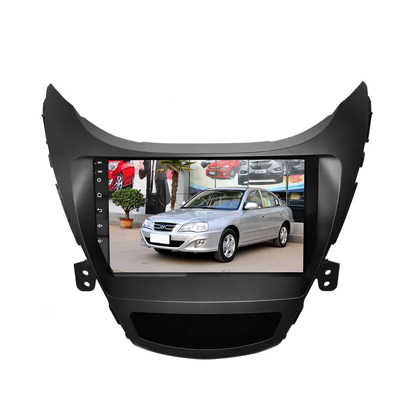 Srongseed Pemutar Navigasi Gps Mobil, Audio Video Radio Dvd Mobil Layar Sentuh Android 4 + 64 GB untuk Hyundai Elantra 2012 2013