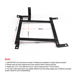 2004-2008 Scion TC Factory Direct Racing Seat Mounting <b>Brackets</b> for Vehicle Model - Product Image 5
