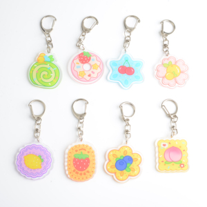 Chaveiro de Acrílico Ecológico Personalizado com Efeito Holográfico Arco-Íris, Tema Anime, Amostra Grátis - Product Image 5