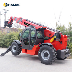 Cargador Telescópico HAMAC de 4 Toneladas, Alcance de 18 m, Montacargas Diésel Todoterreno 4x4 con Neumáticos para Uso en Construcción - Product Image 3