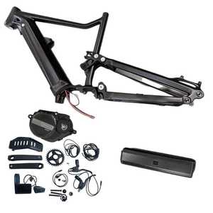 Kit de cadre E-MTB 148*12mm 17'' 19'' pour <span class=keywords><strong>moteur</strong></span> central <span class=keywords><strong>Bafang</strong></span> Torque M510 M560, cadre de vélo électrique Enduro AM 29ER avec batterie 48V 21Ah - Product Image 1