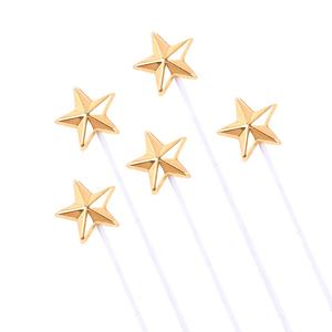 XJH 50 piezas estrella plástico pastel Topper Feliz cumpleaños <span class=keywords><strong>Fondant</strong></span> pastel decoración herramienta hornear pastel Decoración - Product Image 5