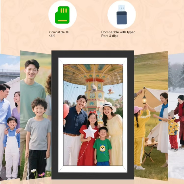 Factory Direct 10.1-inch Digital Photo Frame Smart WiFi Cloud Photo Frame Colleague Gatherings Bluet0th Electronic Picture Frame