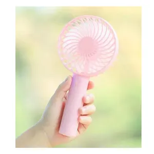 Opvouwbare Thuis Outdoor Draagbare Mini Fan Batterij Usb Handy Fan Mini Handheld Oplaadbare Ventilator Met Licht