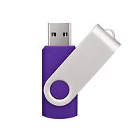 Clé USB rectangulaire en métal haute capacité et rapide avec logo personnalisé, idéale pour le stockage de données et comme cadeau d'affaires