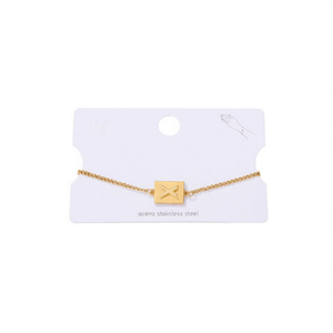 Bracciale in acciaio inossidabile con targhetta a forma di lettera X 12x14 cm per donna, gioielli alla moda - Product Image 2