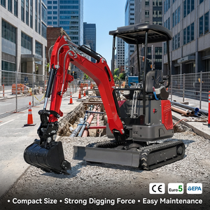 Envío Gratis Nueva Miniexcavadora CE EPA Euro 5 para Perímetros de Construcción, Perfilado de Suelos y Reparación Externa de Obras Diarias - Product Image 1