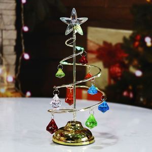 Hot Sale Cold White <b>LED</b> Battery Powered Eco-friendly Christmas <b>Tree</b> Light with Crystal Ornaments Holiday Kid Gifts - Product Image 2