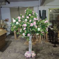 Arbres de Roses Artificiels en Soie, Fleurs Artificielles, Décoration Florale de Centre de Table Sur Mesure pour Événements et Mariages
