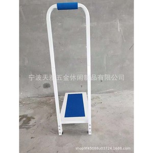 Tabouret de douche AUNT antidérapant en fer, repose-pieds de salle de bain 88 cm x 54,1 cm x 24,5 cm avec poignée pour plus de sécurité - Product Image 4