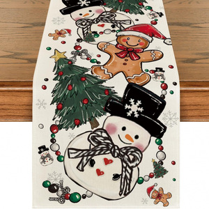 Camino de Mesa Navideño, Mantel Largo, Ambiente Festivo para Mesa de Comedor, Decoración para el Hogar y Fiestas - Product Image 1