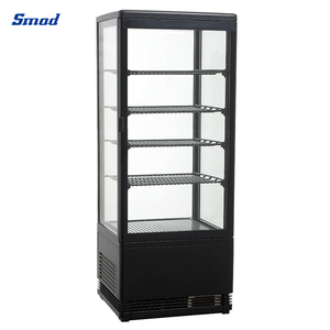ตู้แช่เค้ก/เครื่องดื่มแบบตั้งตรง 4 ด้านกระจก รุ่น DSS-98R-3 สำหรับซุปเปอร์มาร์เก็ต ขายดี - Product Image 4