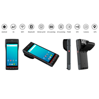 GPRS Carte NFC Système de Paiement Android Pda Validateur D'autobus Avec Code QR Scanner Billet D'autobus Machine de Collecte avec Imprimante Thermique