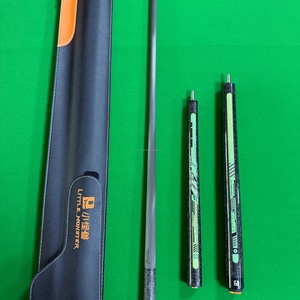 Little Monster Cyber Energy Carbon Fiber Break Jump Cue 3-Piece Jump Cue Break <b>Pool</b> Cue <b>Stick</b> 12.9mm Tip with Leather Bag - Product Image 2