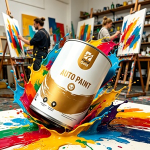 Approvisionnement direct d'usine Eco  <span class=keywords><strong>Peinture</strong></span> automobile liquide époxy personnalisée aux tons pastel, application rapide  <span class=keywords><strong>Peinture</strong></span> en aérosol pour voiture à séchage rapide - Product Image 3