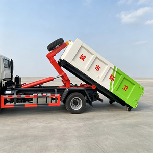 รถบรรทุกเก็บขยะแบบตะขอเกี่ยว Forland Aochi V5 ประสิทธิภาพสูง ขนาด 8 ลูกบาศก์เมตร พร้อมถังขยะสำหรับงานก่อสร้าง  ขาย - Product Image 6