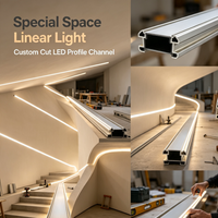 Profilé LED en aluminium alliage de précision, service de découpe sur mesure pour projets d'éclairage linéaire personnalisés