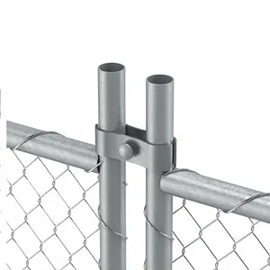 Nhúng nóng hàng rào kim loại mạ kẽm tạm thời Chuỗi liên kết hàng rào xây dựng trang web hàng rào bảng để bán