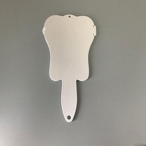 Advertising Promotion Tooth Shape Single Side Cosmetic Long Handle Makeup <strong>Mirror</strong> for <strong>Dentist</strong> - Product Image 1