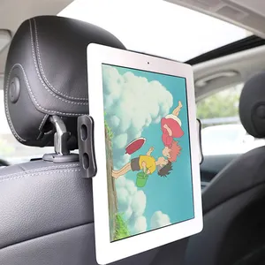 Bantal belakang mobil Universal rotasi 360 Lengan Panjang dudukan ponsel pintar tempat ponsel mobil untuk iPad untuk iPhone