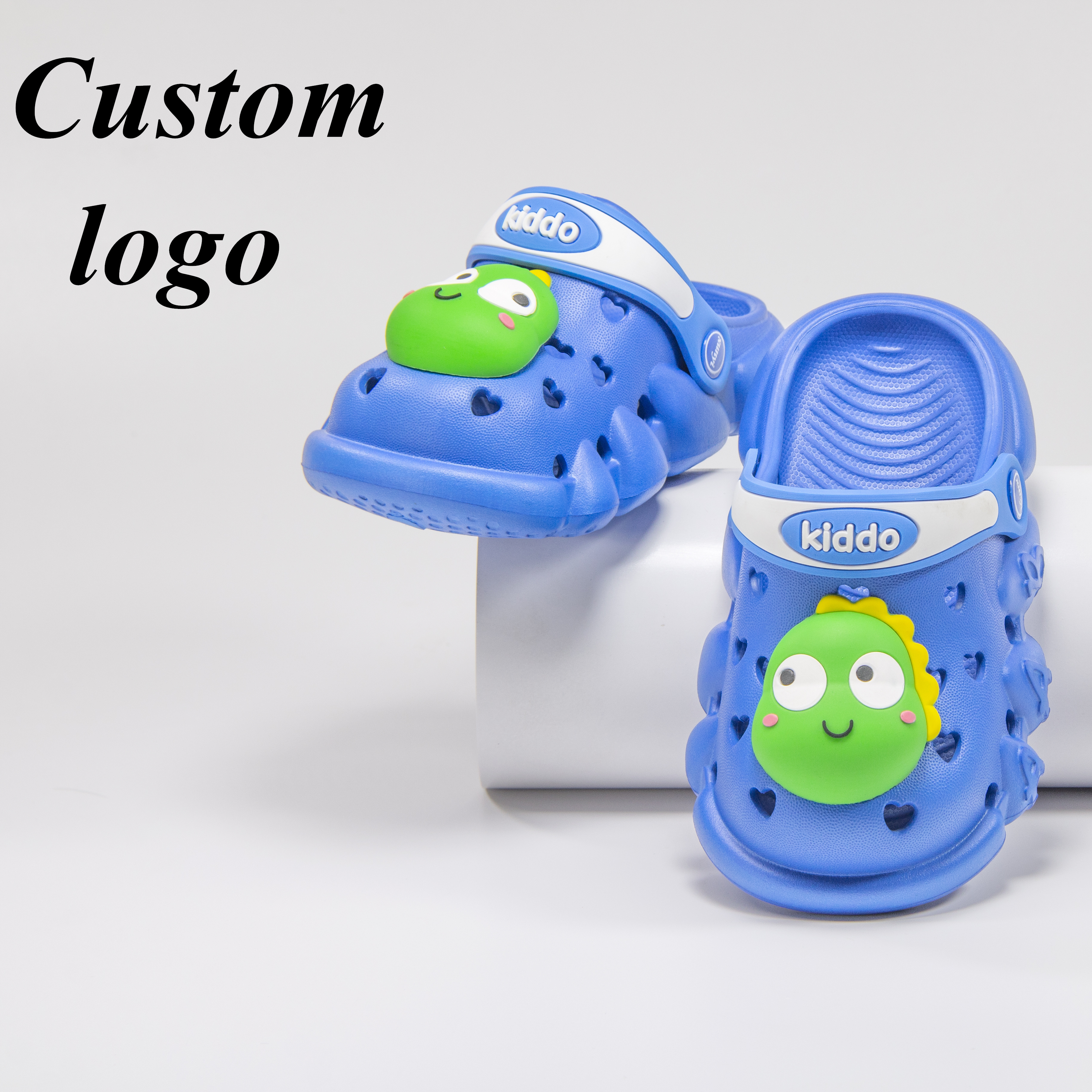 Детская обувь 2021, Детские Мультяшные садовые туфли с динозавром, прямые тапочки для детей, аксессуары из ПВХ, декоративные пляжные