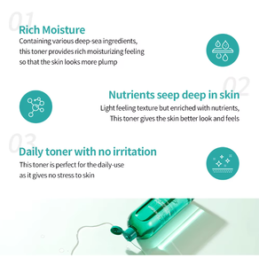 Tónico Facial Original Coreano JMSOLUTION Marine Pearl Brightening Toner XL 600ml, Refrescante Diario, Control de Grasa - Product Image 4