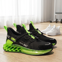 Chaussures de sport pour hommes, nouvelle tendance, respirantes, avec empeigne en mesh absorbant les chocs, vente en gros d'usine