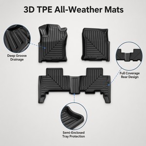 Tapis de sol de voiture <span class=keywords><strong>en</strong></span> TPE pour 4Runner 2010-<span class=keywords><strong>2023</strong></span>, semi-fermés, toutes saisons, antidérapants, écologiques, sur mesure, vente <span class=keywords><strong>en</strong></span> gros - Product Image 1